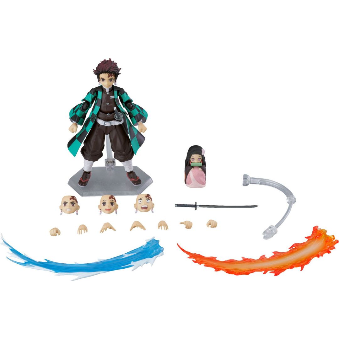 Goodsmile Mô hình Figma 498 DX Tanjiro Kamado DX Edition dòng Kimetsu