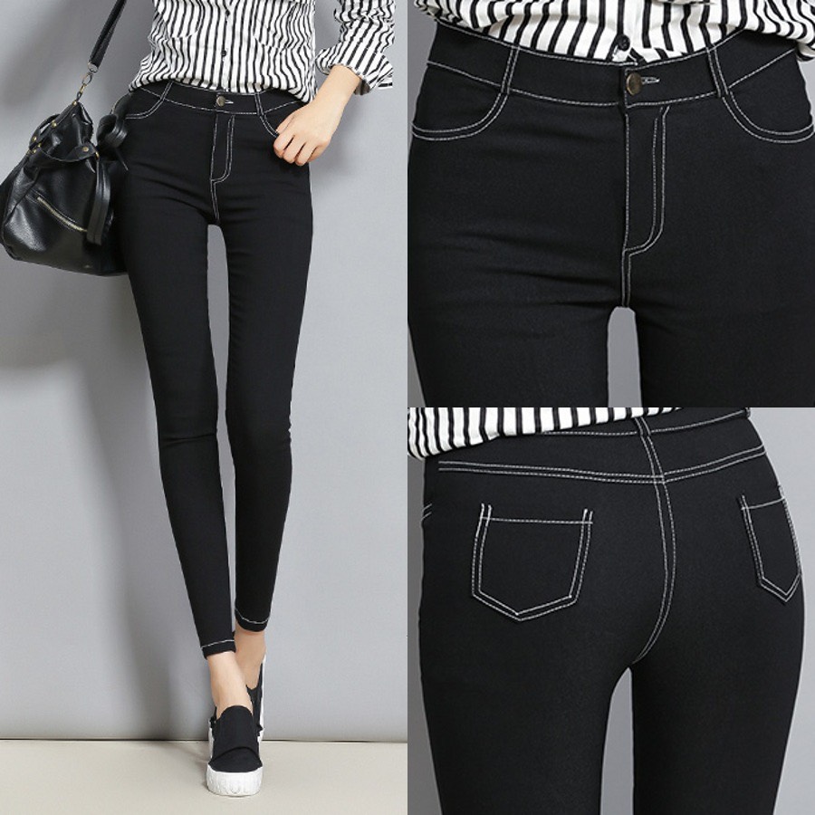 QUẦN LEGGING GIẢ JEAN