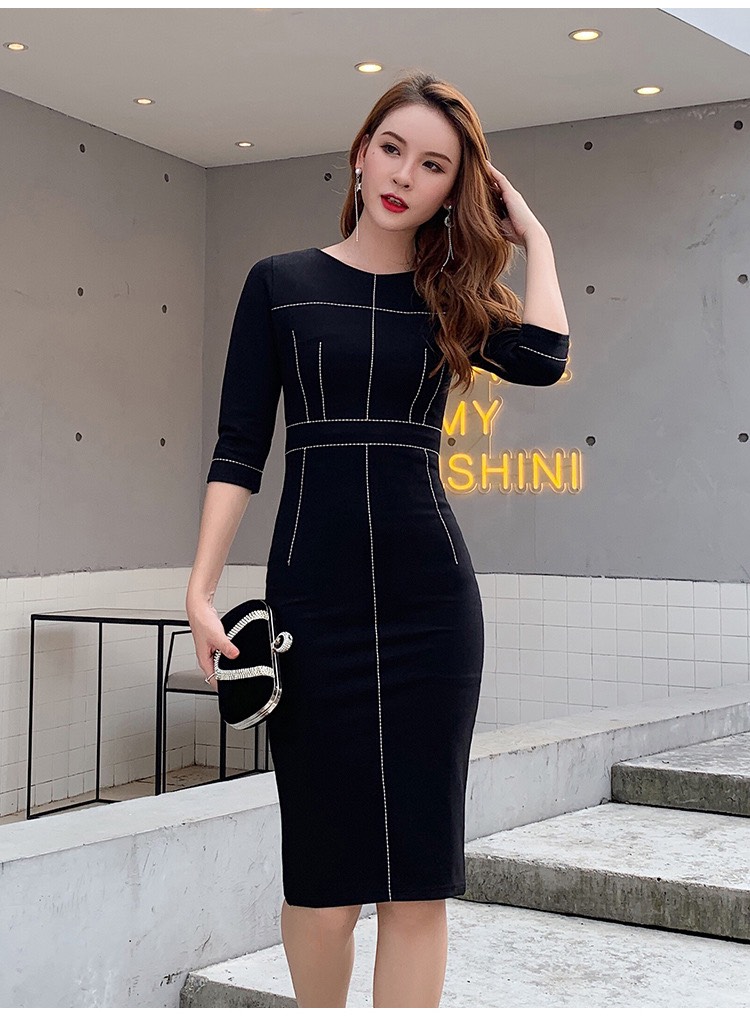 ĐẦM THUN BODY THÊU VIỀN