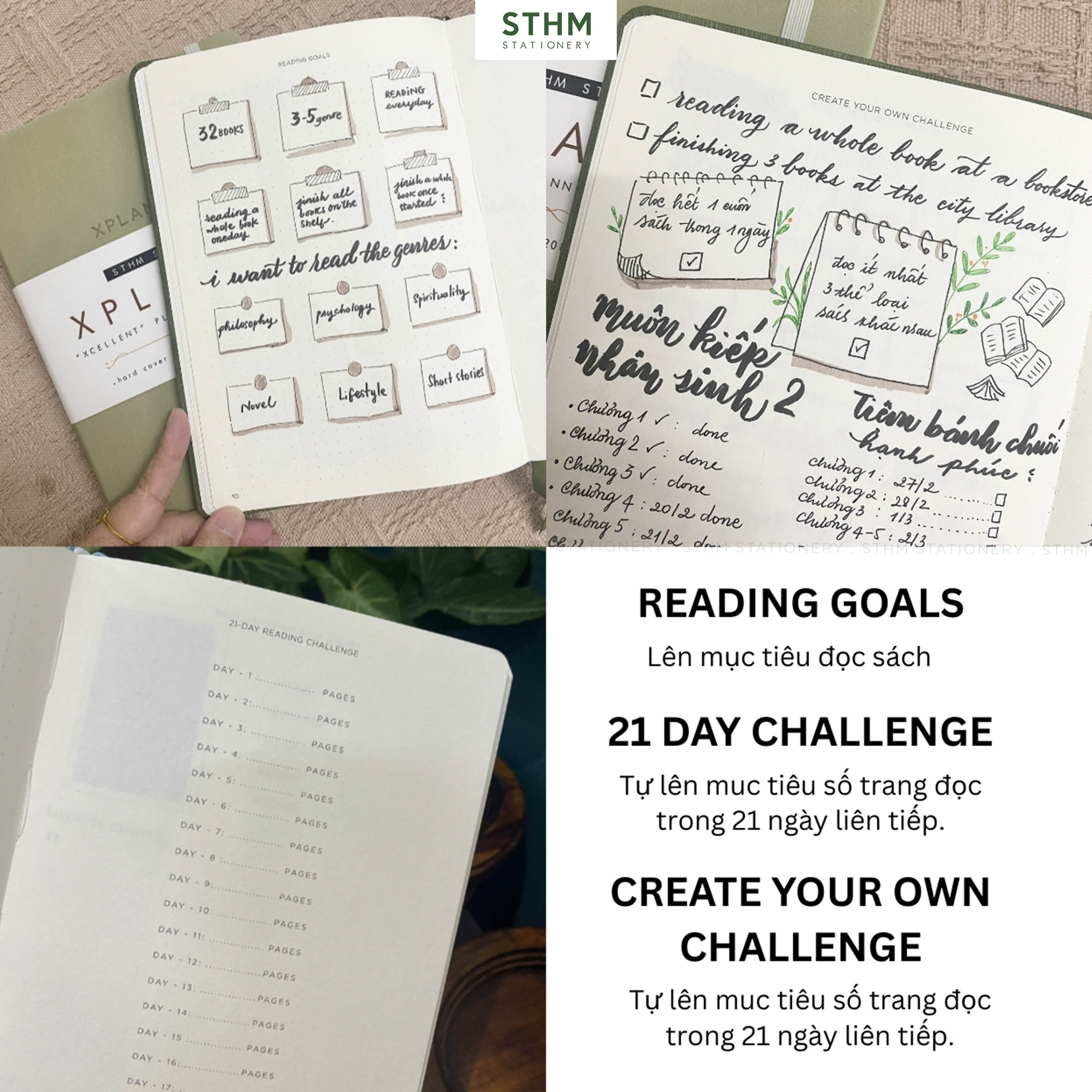 Reading Journal - Nhật ký đọc sách, viết lại cảm nghĩ về sách