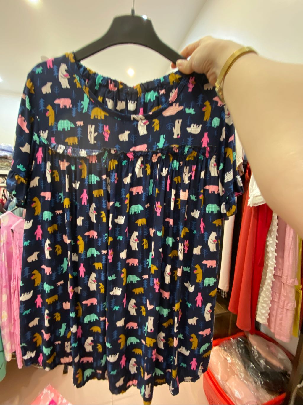 BBN591 Bộ lanh ngố bèo ngực form rộng-duoc-ban-tai-Chuẩn Mom’s