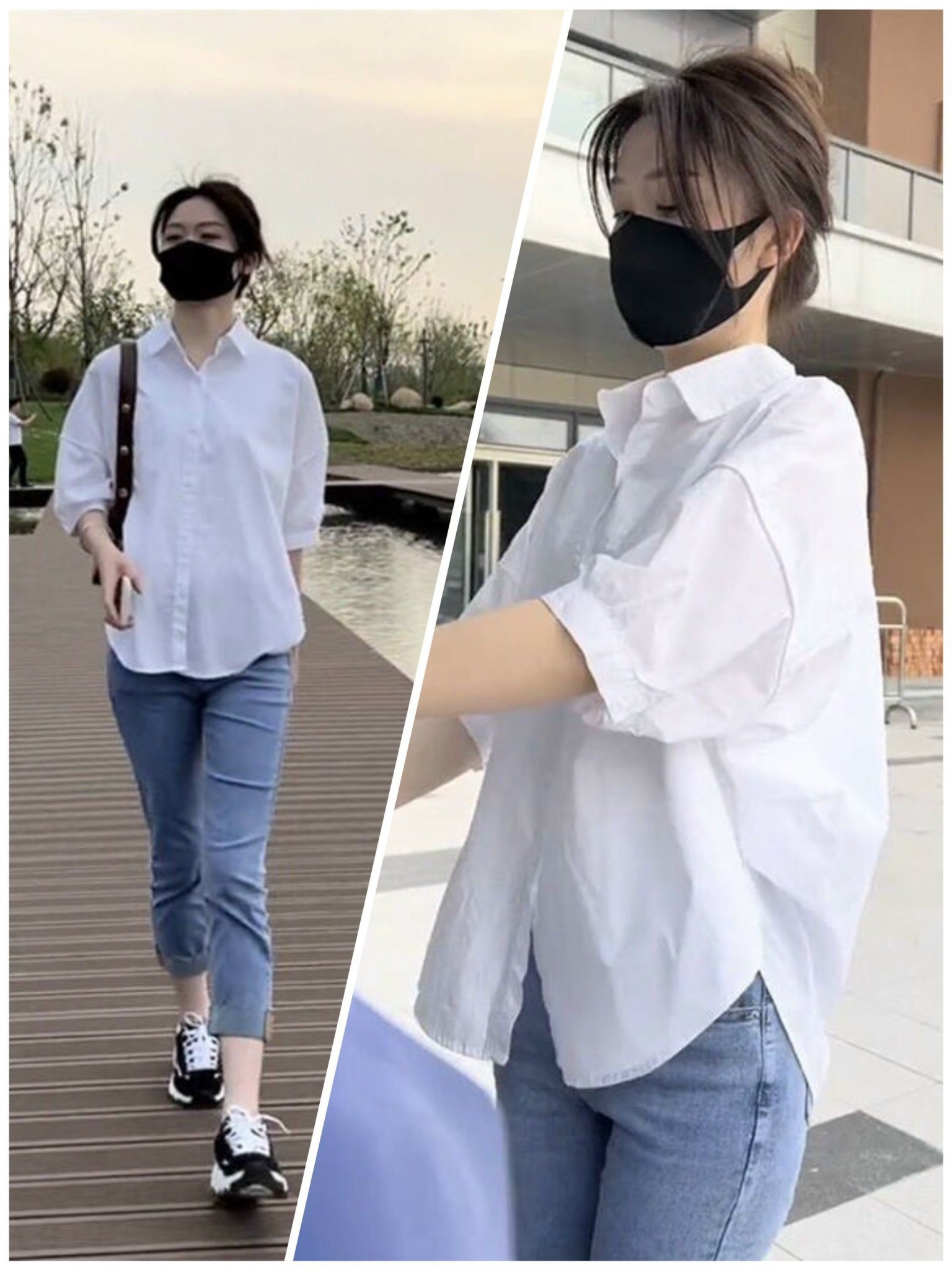 ALV0441 Áo sơ mi đuôi tôm tay rơi-duoc-ban-tai-Chuẩn Mom’s