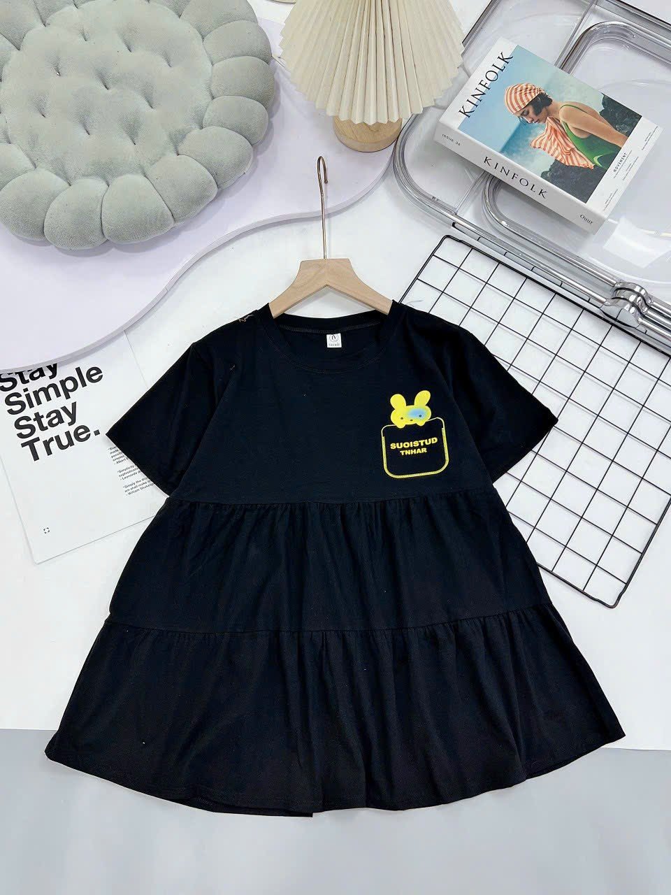 ACT0514 Áo cộc thun cotton bụng xòe-duoc-ban-tai-Chuẩn Mom’s