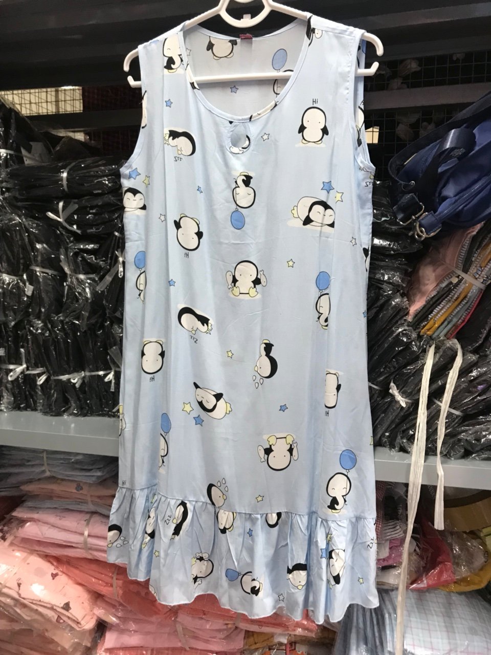 Váy lanh bầu đuôi cá VK1004-duoc-ban-tai-Chuẩn Mom’s