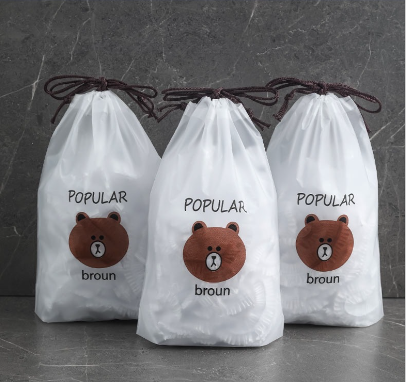 Set 100 Màn Bọc Thực Phẩm Gấu (Bao 250)