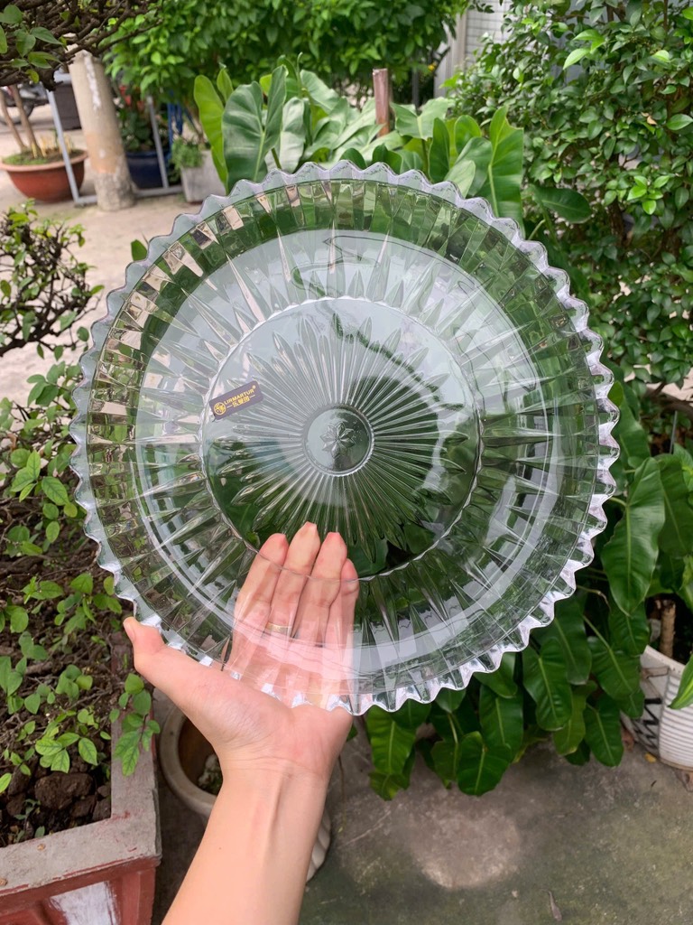 ĐĨA THỦY TINH TIA TRẮNG D73 (Thùng 18c)