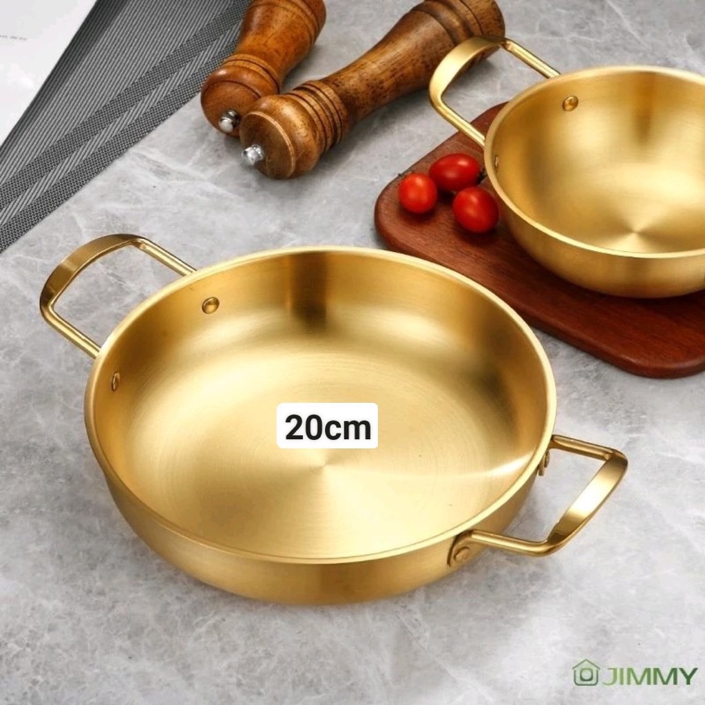 Chảo Vàng 20CM Inox ( Thùng 100 )