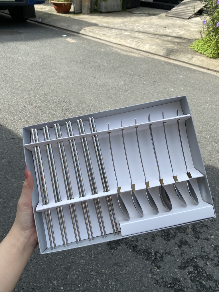 Set 12 Muỗng Đũa Inox ( Thùng 75 )