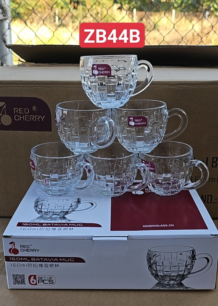 Bộ 6 Ly Uống Trà Kiểu ZB44B (Thùng 12 cái)