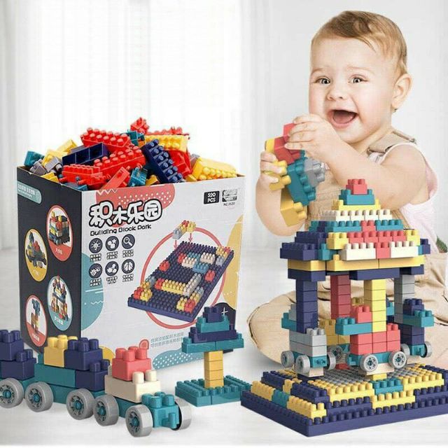 Bộ Xếp Hình Lego 520 Chi Tiết (Kiện 18 Cái)