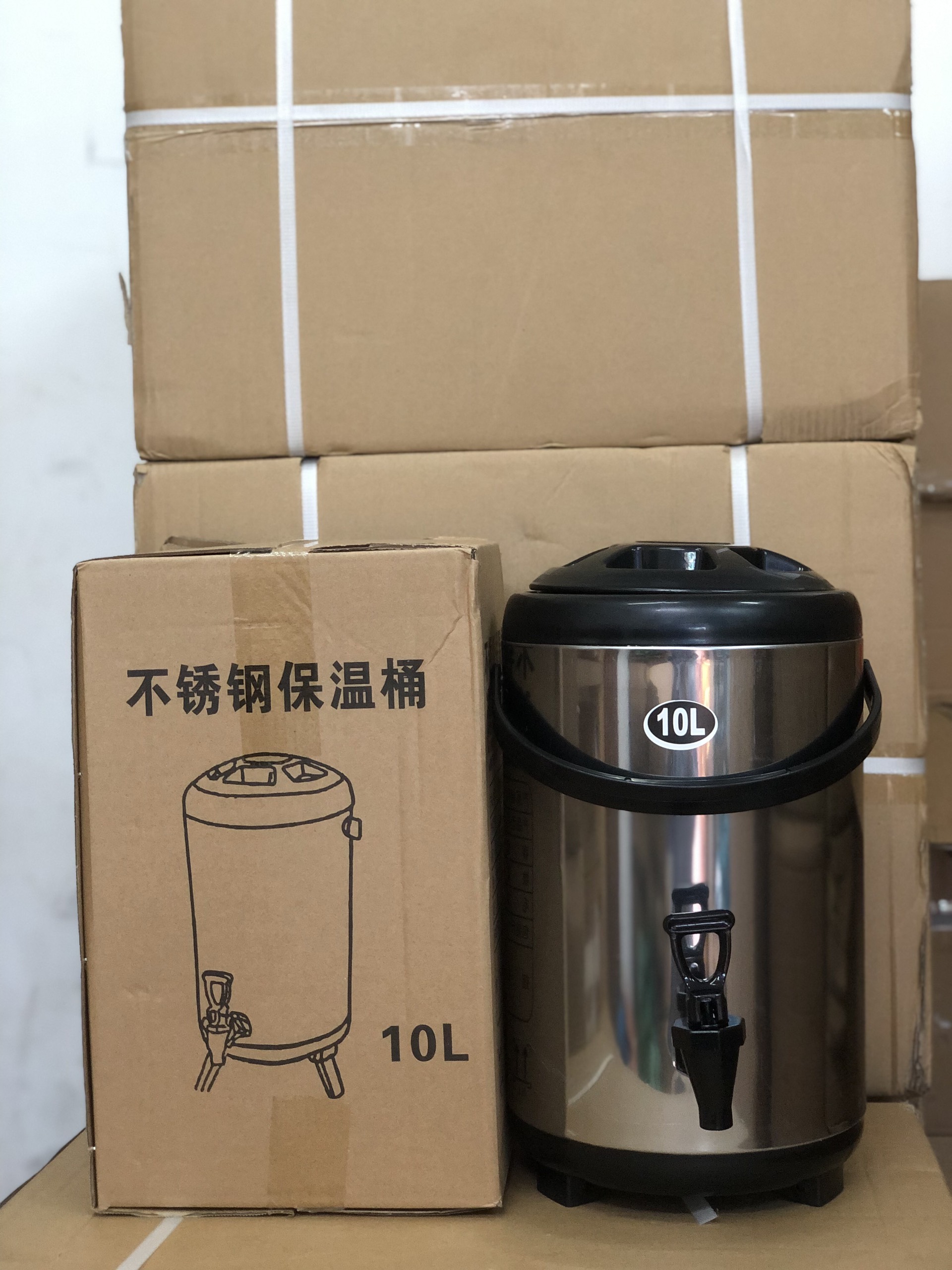 Bình Trà Giữ Nhiệt 10L INOX ( Thùng 12 )