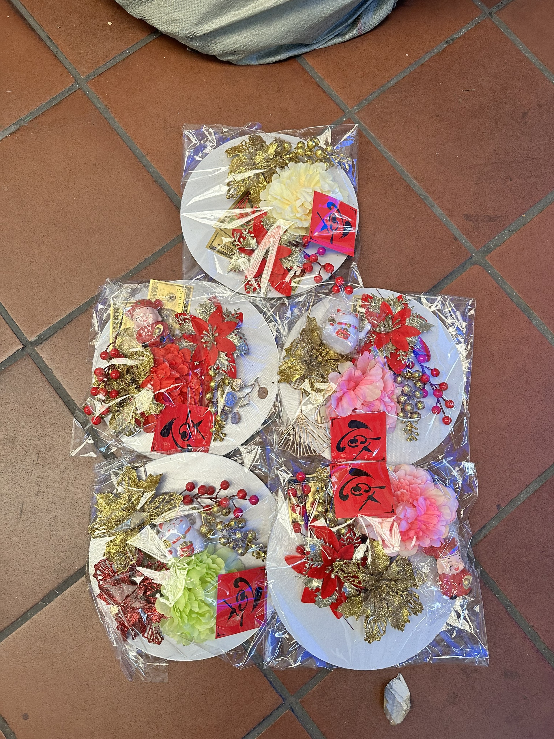 Set Phụ Kiện Trang Trí lễ Tráp ( Thùng 100 )