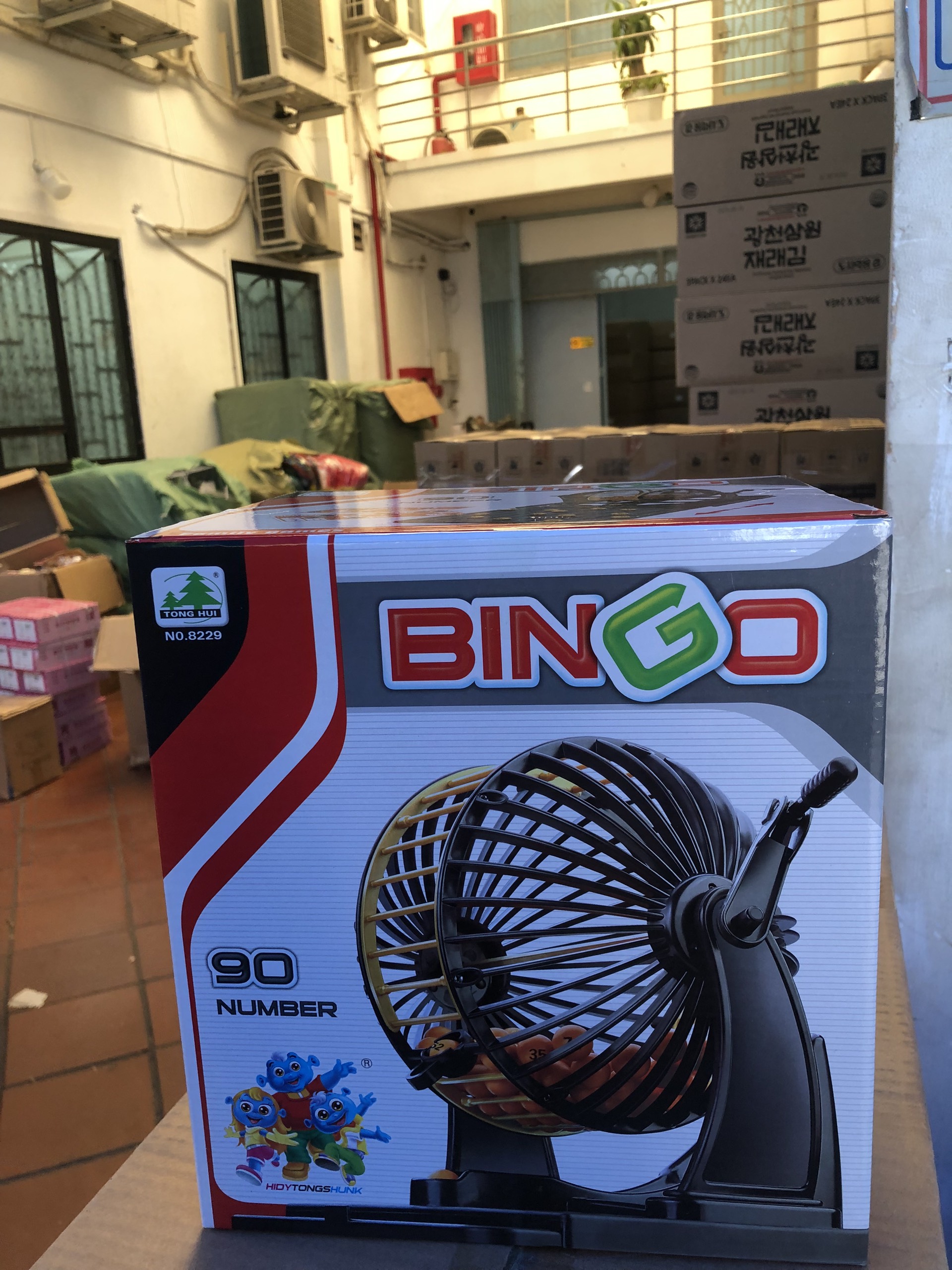 Bộ Quay Lô Tô Bingo 90 Số ( Thùng 18 Bộ )