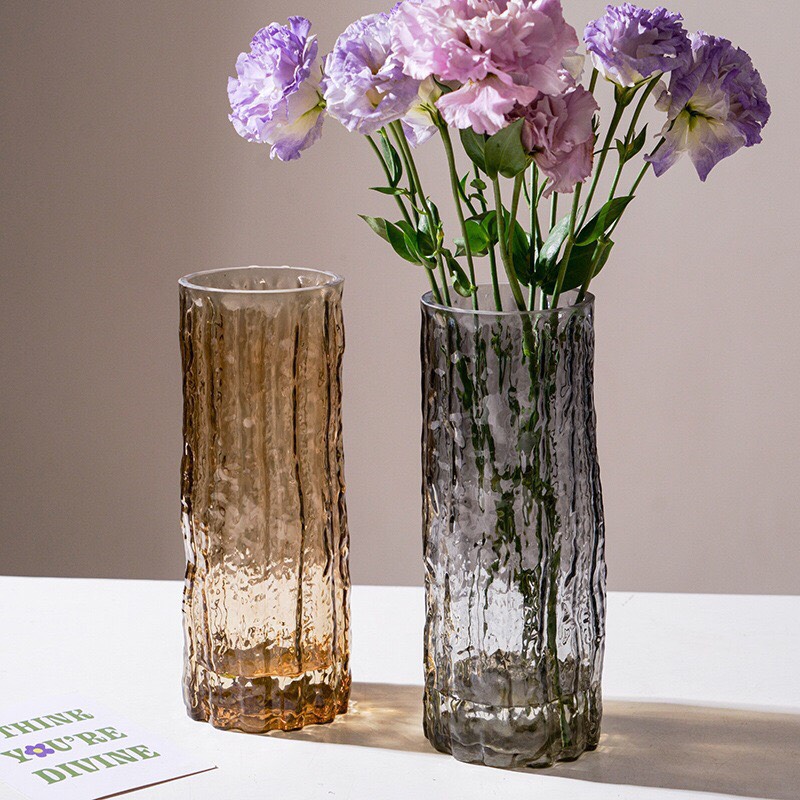 Bình Hoa Thủy Tinh Vân Sống Nổi 20CM ( Thùng 30 Cái )