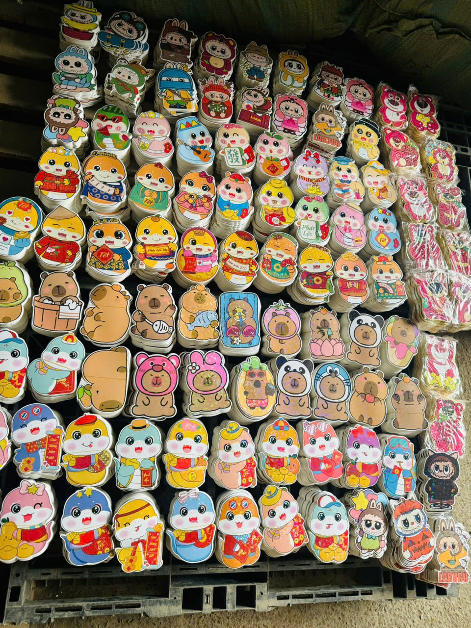 Set 10 Bao Lì Xì Trộn Nhiều Mẫu Gấu - Hoạt Hình Cute ( Thùng 900 Set )