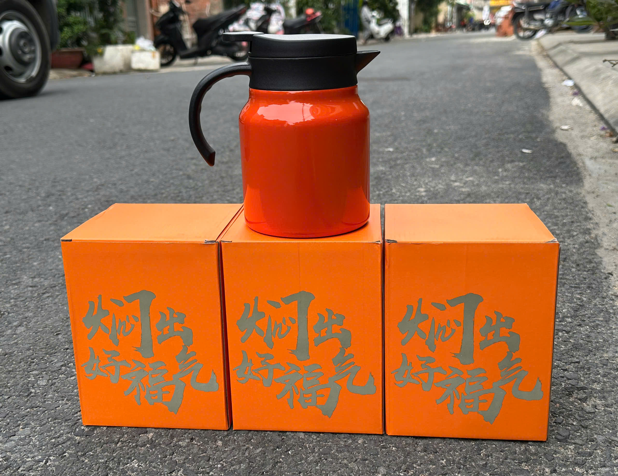 Ấm Pha Trà Giữ Nhiệt Inox 1000ML (Thùng 40)