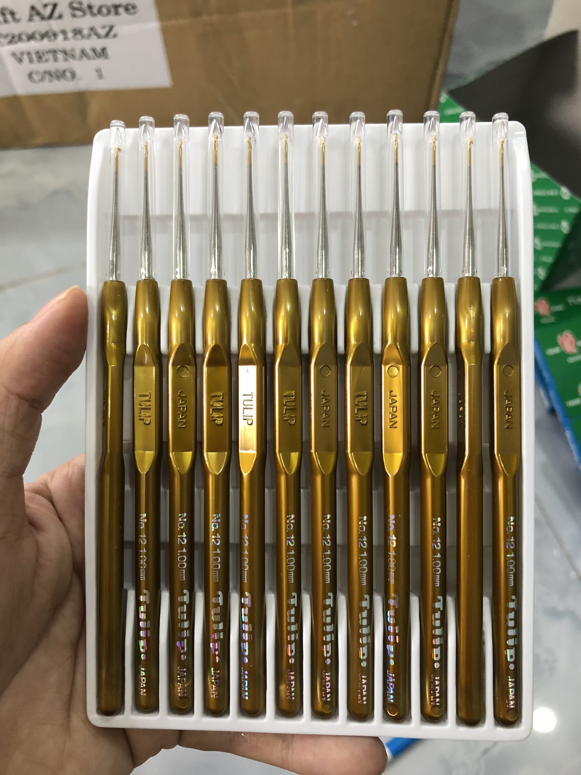 kim móc tulip nhỏ cán nhựa 85k/cây