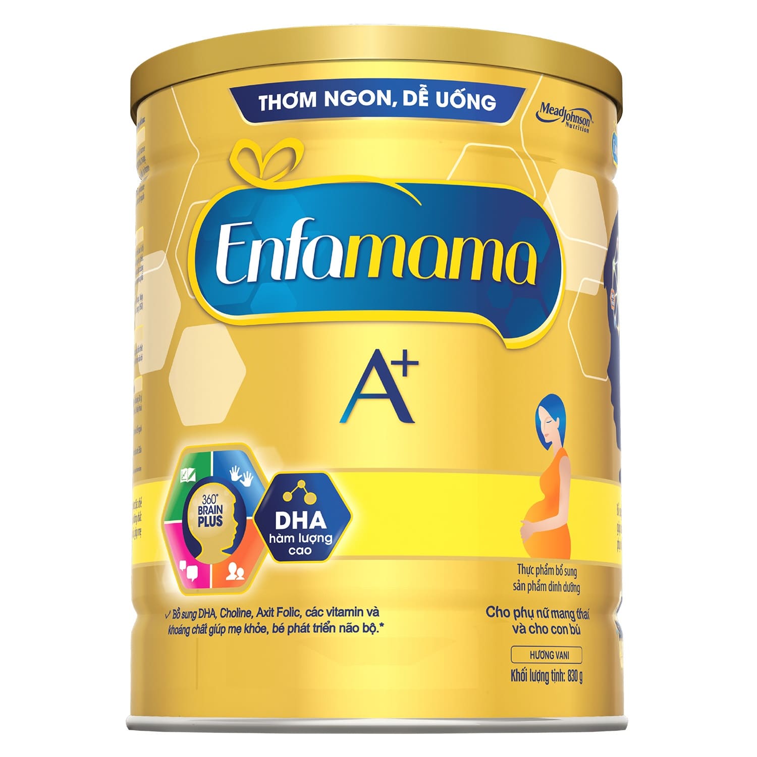 Sữa bầu Enfamama A+ Brain plus Thái Lan Vani 830g ( phụ nữ mang thai và cho con bú )