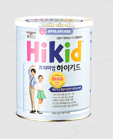 Sữa Hikid Hàn Quốc — Sữa Hikid Premium Hàn Quốc 600g ( 1 - 9 tuổi )