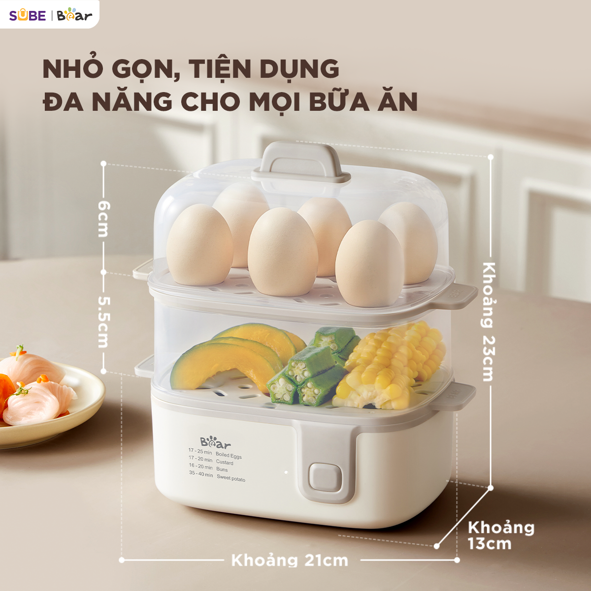 Nồi hấp ECK-125NR