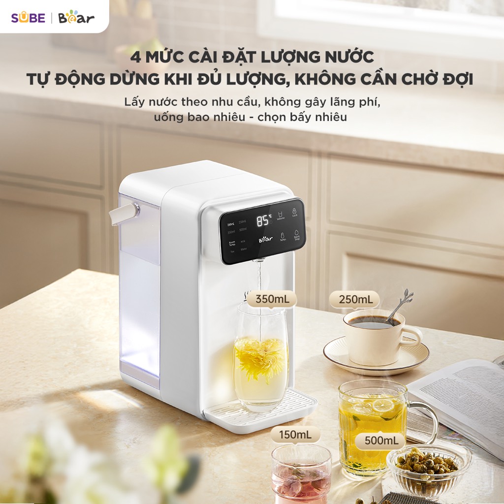 Bình thủy điện 3L Bear WDS-H306KP - White