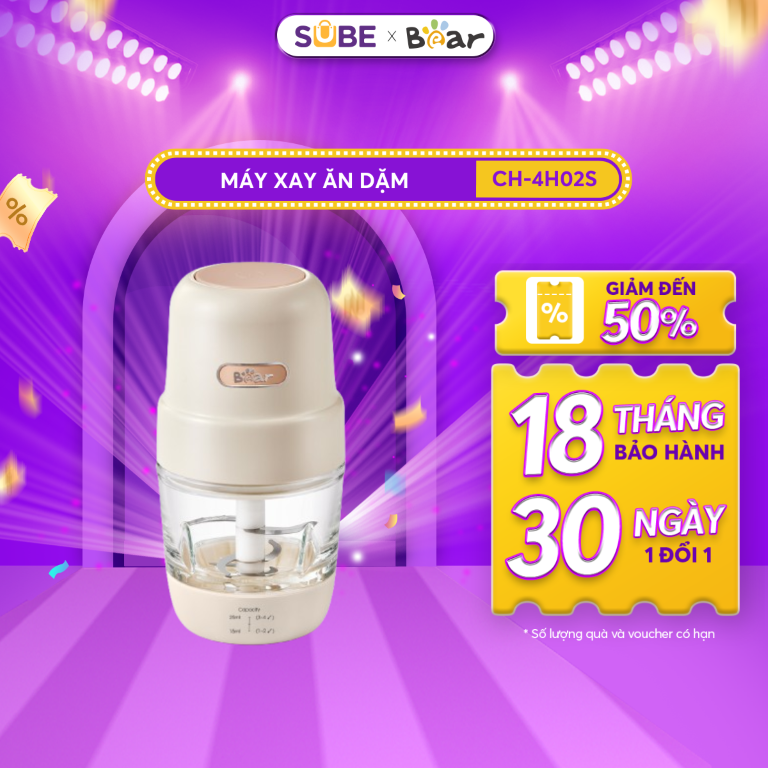 Máy xay thịt Bear 0.3L CH-4H02S
