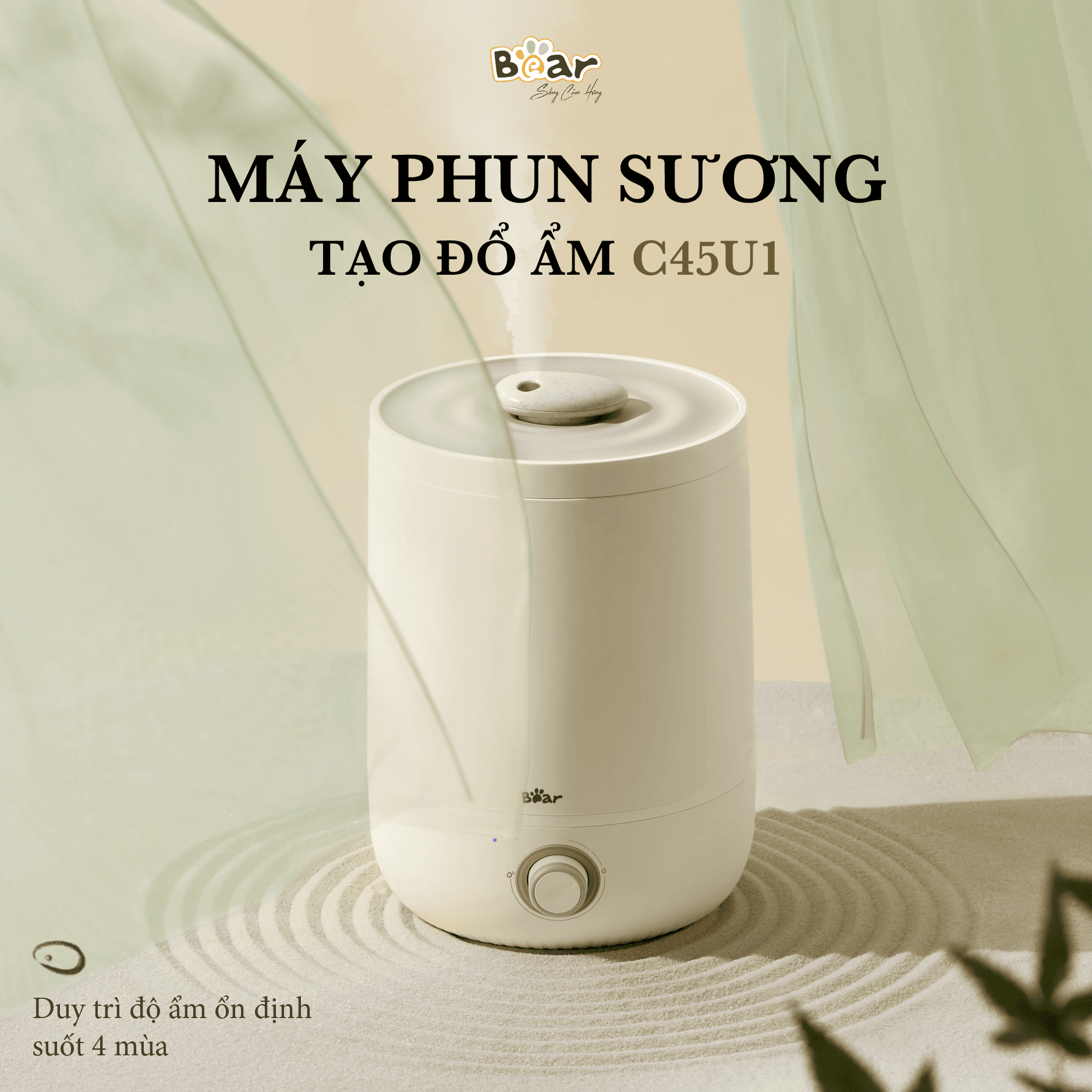 Máy tạo độ ẩm Bear JSQ-C45U1