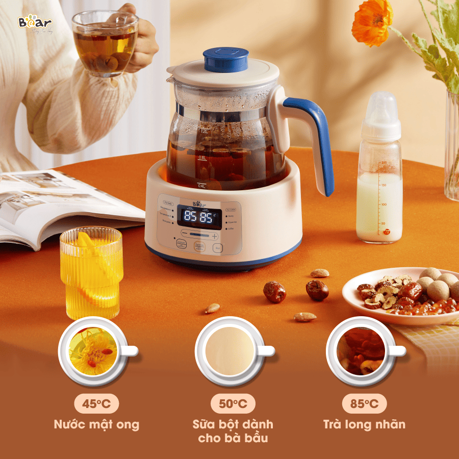 Máy hâm sữa Bear TNQ-D12D1
