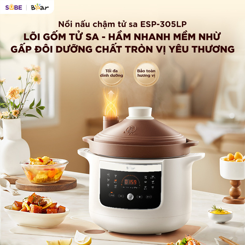 Nồi nấu chậm Bear 3L ESP-305LP
