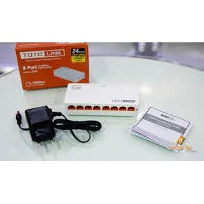 [Giá hủy diệt] [Siêu Sale] Bộ chia mạng Totolink S808 - Switch 8 cổng 10/100Mbps (hàng chính hãng 24T)