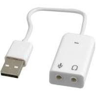 Bảng giá Bộ chuyển đổi từ cổng USB ra card âm thanh 7.1 có MIC (USB ra Sound có dây) Phong Vũ