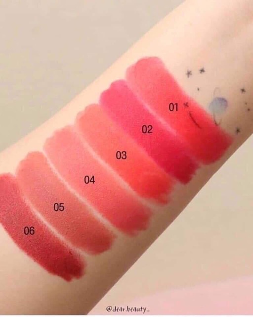 Son Kem L&igrave; G9 Skin First V-Fit Velvet Tint đủ m&agrave;u