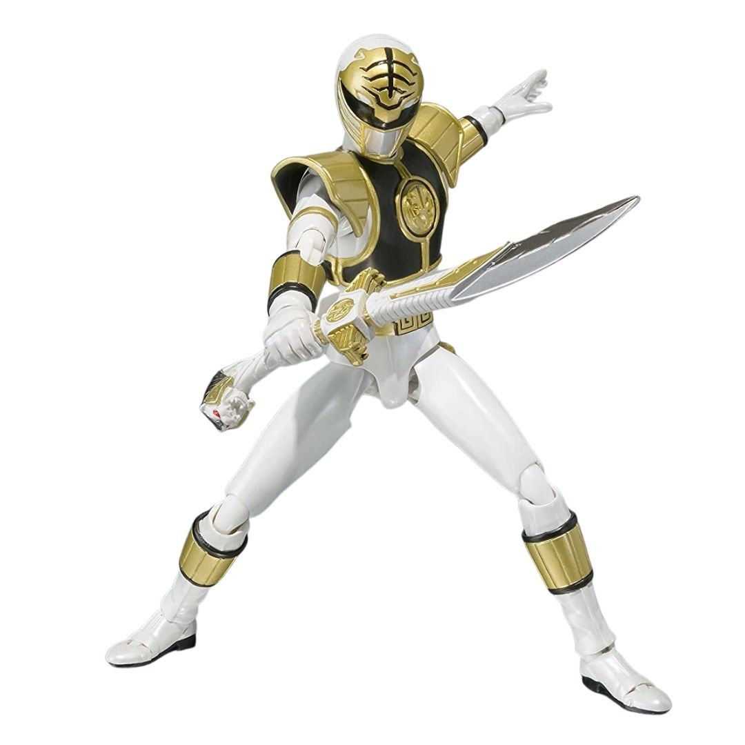 [Bandai Spirits] Mô hình SHF White Ranger dòng Power Rangers Mighty Morphin 14cm PRSHF01