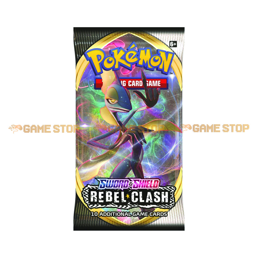 Thẻ bài Pokemon TCG Sword & Shield Rebel Clash  Booster Pack Build Deck phiên bản tiếng Anh POKTCGUSBP03