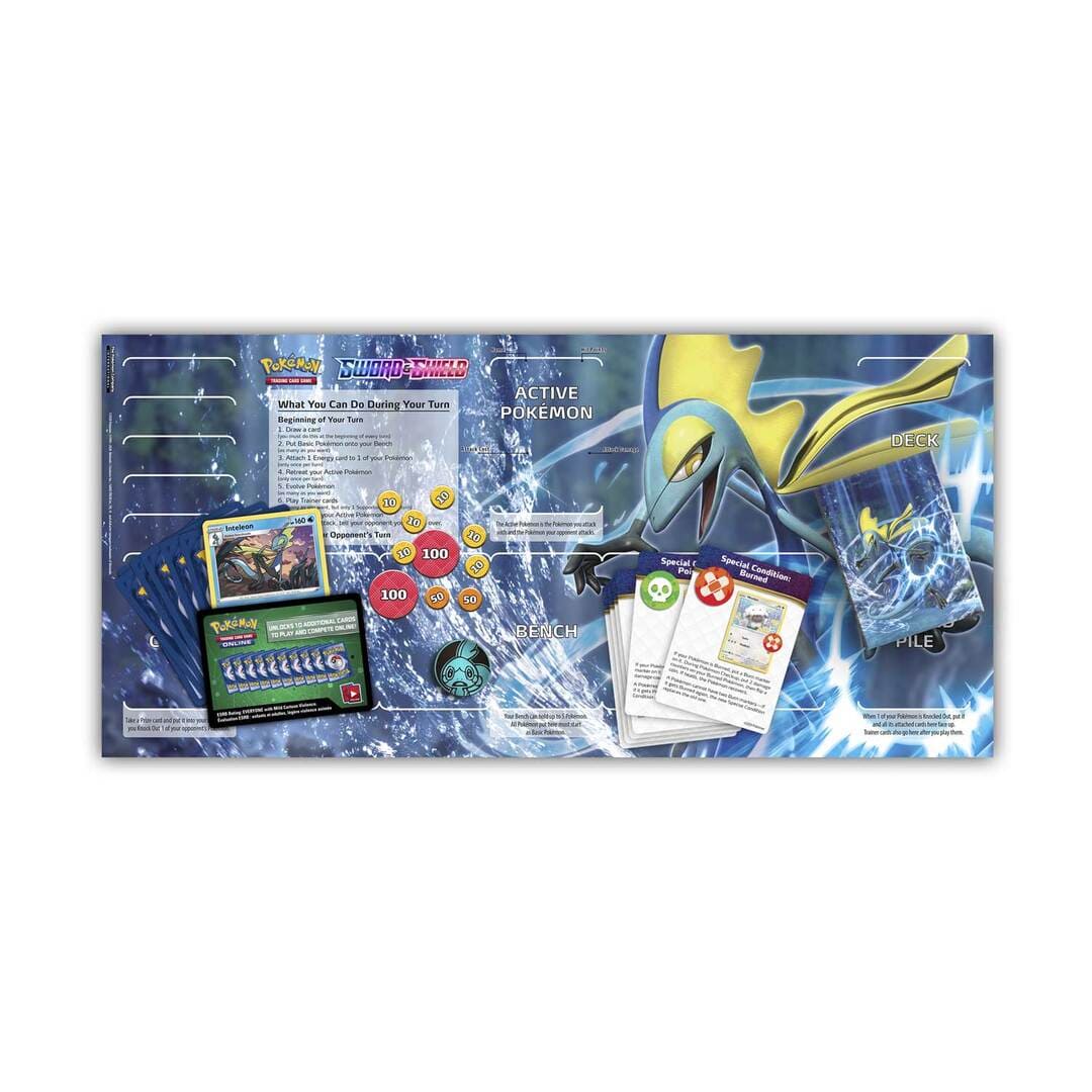 Thẻ bài Pokemon TCG Pokemon TCG Sword and Shield Theme Deck Inteleon phiên bản tiếng Anh POKTCGUSTH10
