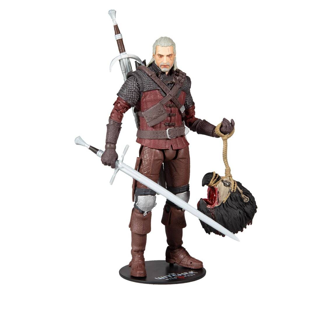 [McFarlane] Mô hình nhân vật Geralt of Rivia dòng The Witcher Wolf Armor 18cm TWMF03