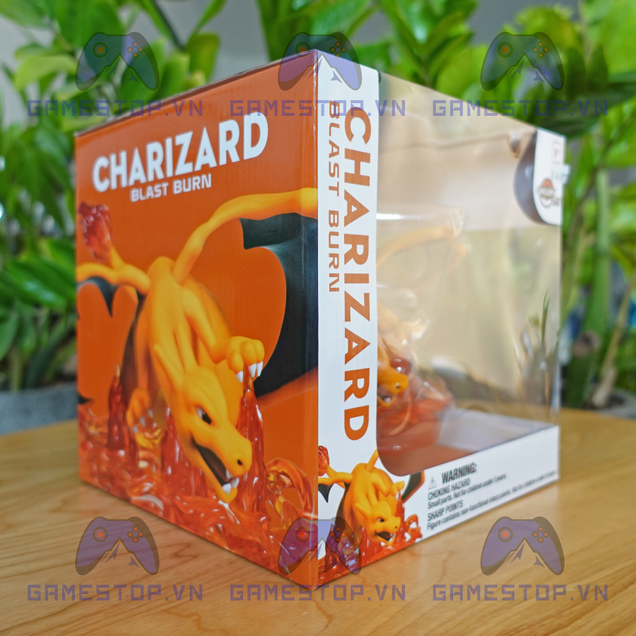 Mô hình Pokemon Charizard/Rizādon 12cm Blast Burn Gallery DX Nhựa PVC ABS CHÍNH HÃNG MỸ GALDX01