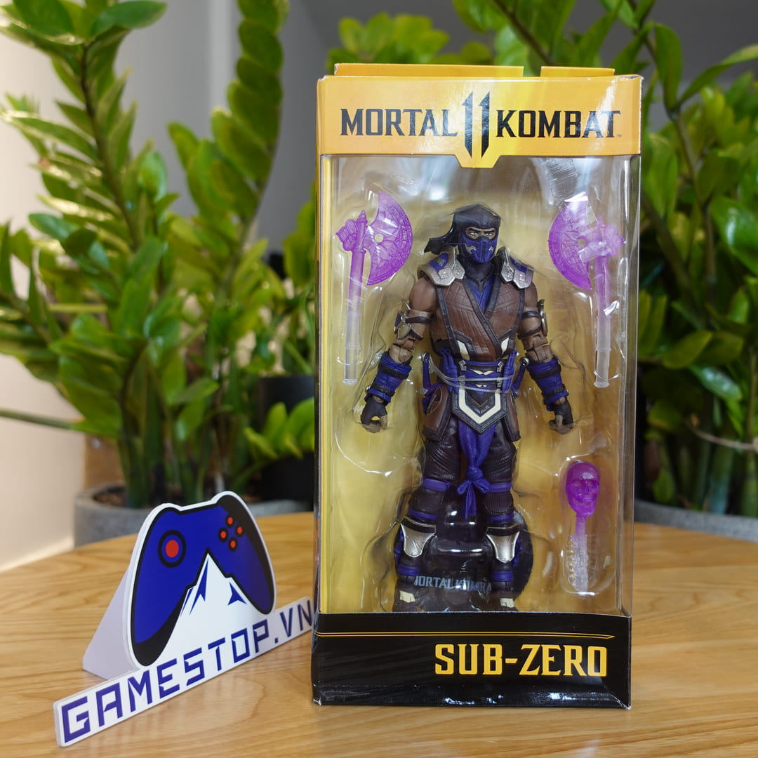 Mô hình Mortal Kombat Sub Zero Winter Purple 18cm McFarlane Mô hình có khớp Nhựa PVC CHÍNH HÃNG MỸ MKMF05