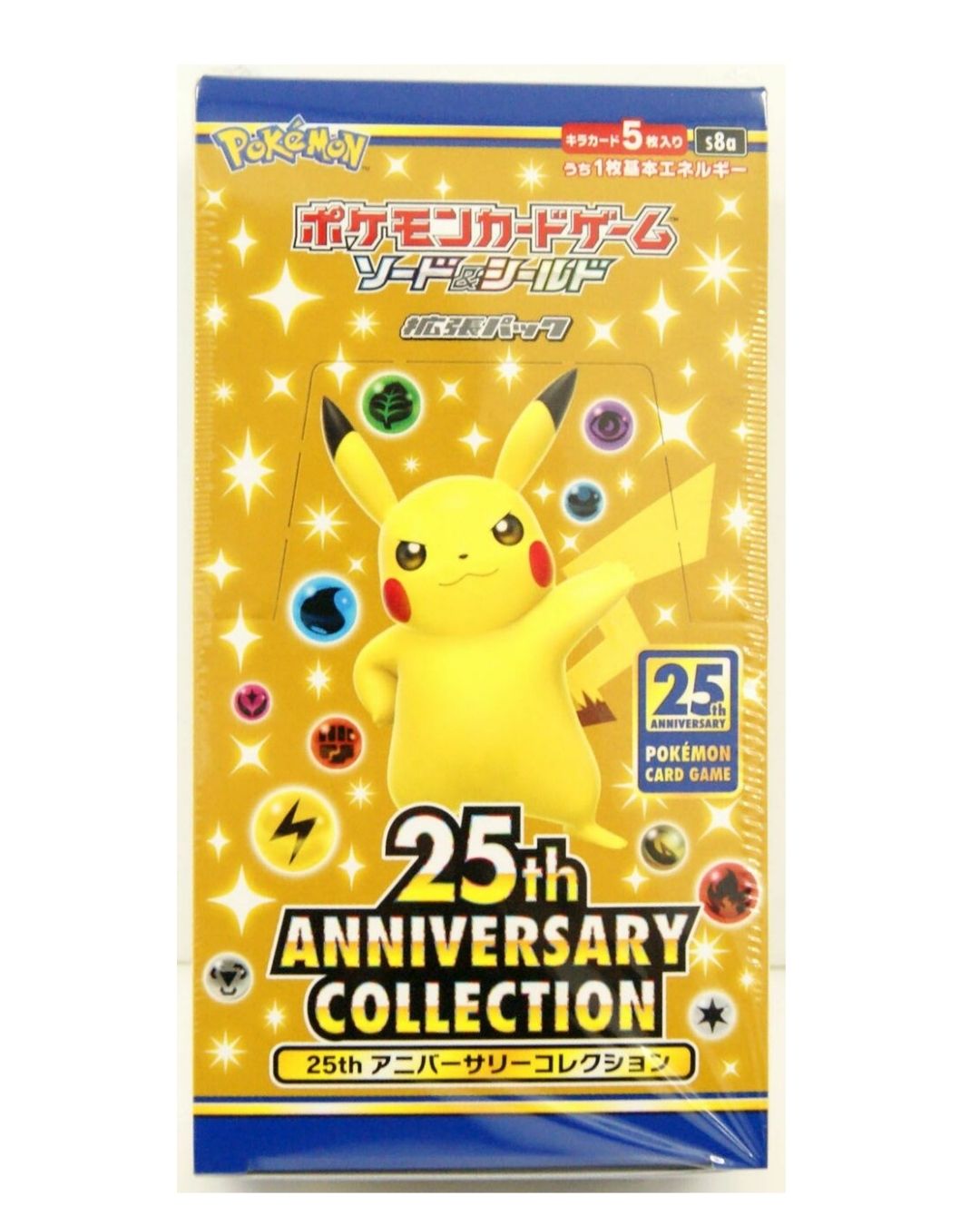 Thẻ bài Pokemon TCG S8a 25th Anniversary Collection Booster Pack phiên bản tiếng Nhật POKTCGJPBP02