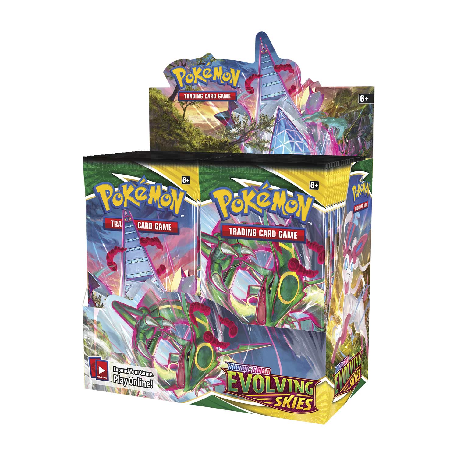 Thẻ Bài Pokemon Tcg Sword And Shield Evolving Skies Booster Box Phiên