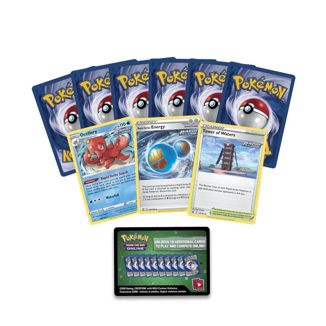 Thẻ bài Pokemon TCG Rapid Strike Urshifu VMAX League Battle Deck Deck phiên bản tiếng Anh POKTCGUSLTH05