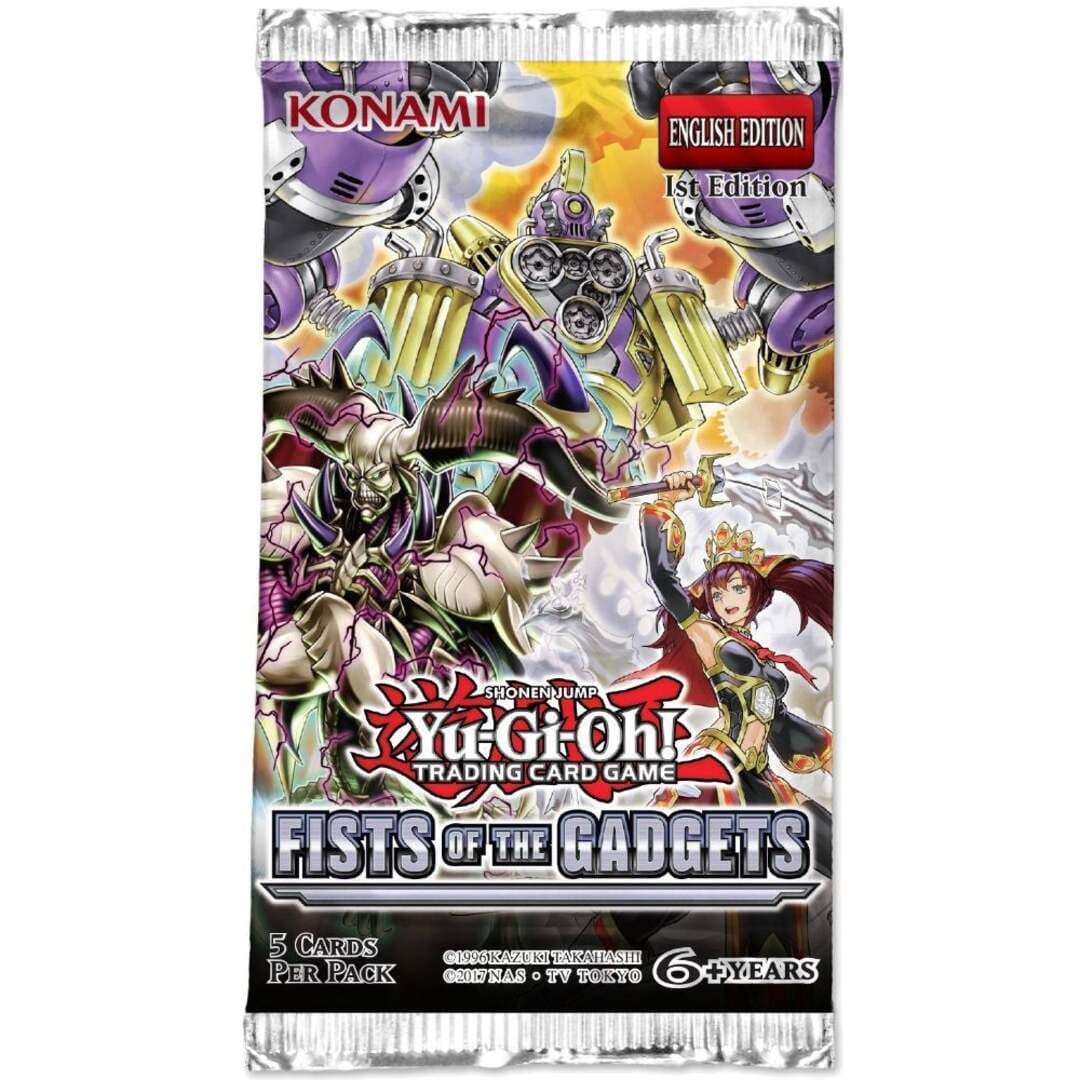 Thẻ bài YuGiOh TCG Fists of the Gadgets  Booster Box (1st Edition) Build Deck phiên bản tiếng Anh CHÍNH HÃNG MỸ YGTCGBOOB11