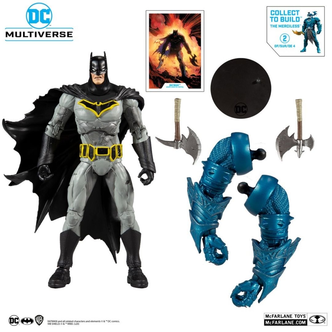 McFarlane] Mô hình nhân vật Batman dòng DC Multiverse Dark Nights Metal  18cm DCMF12 