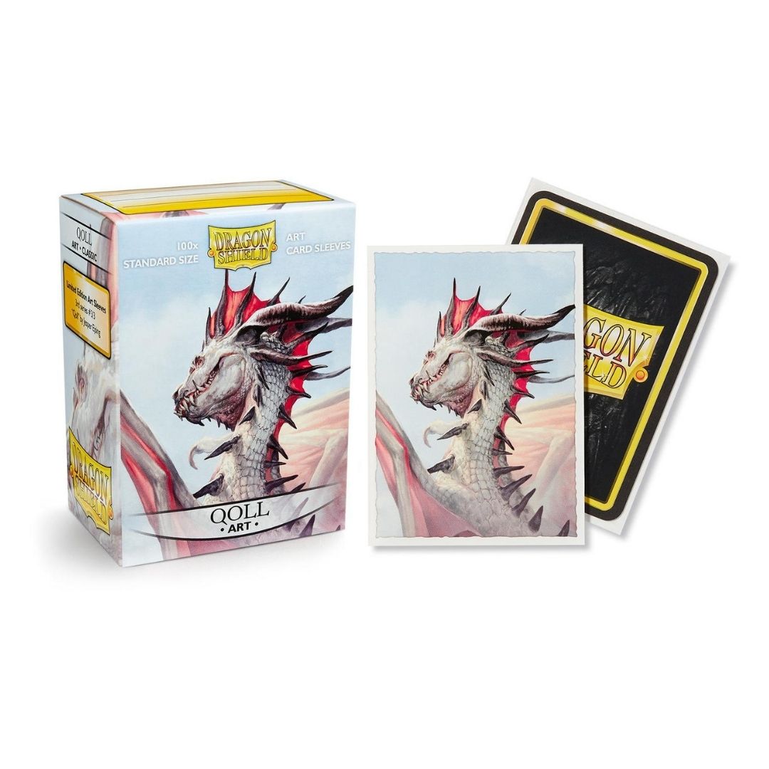 Bọc thẻ bài cao cấp Dragon Shield Classic Qoll Art 100 Protective Sleeves  PHUKTCG45