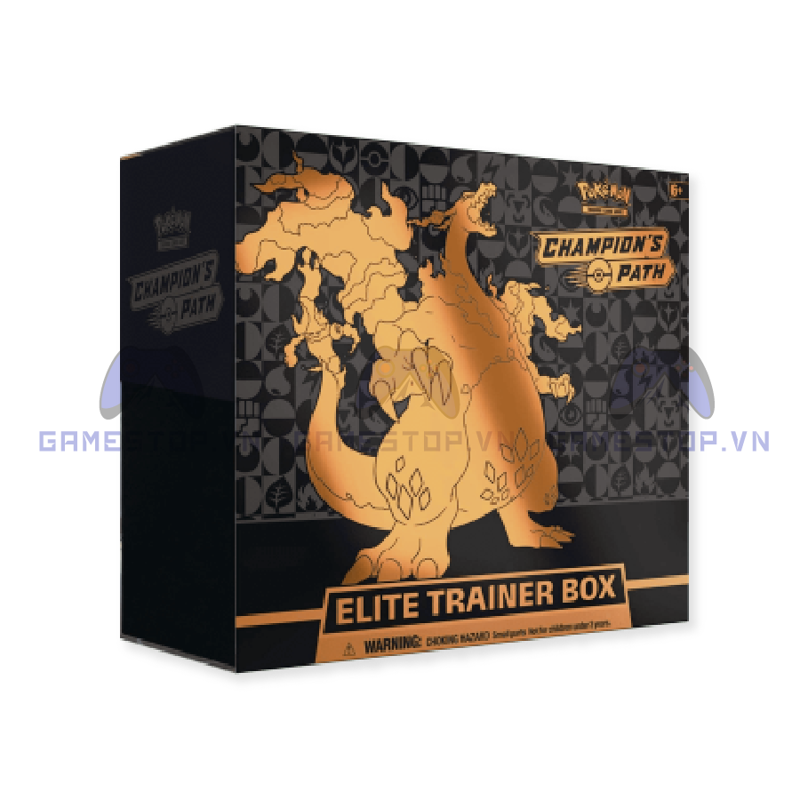 Thẻ bài Pokemon Champion's Path Elite Trainer Box Pokemon TCG phiên bản