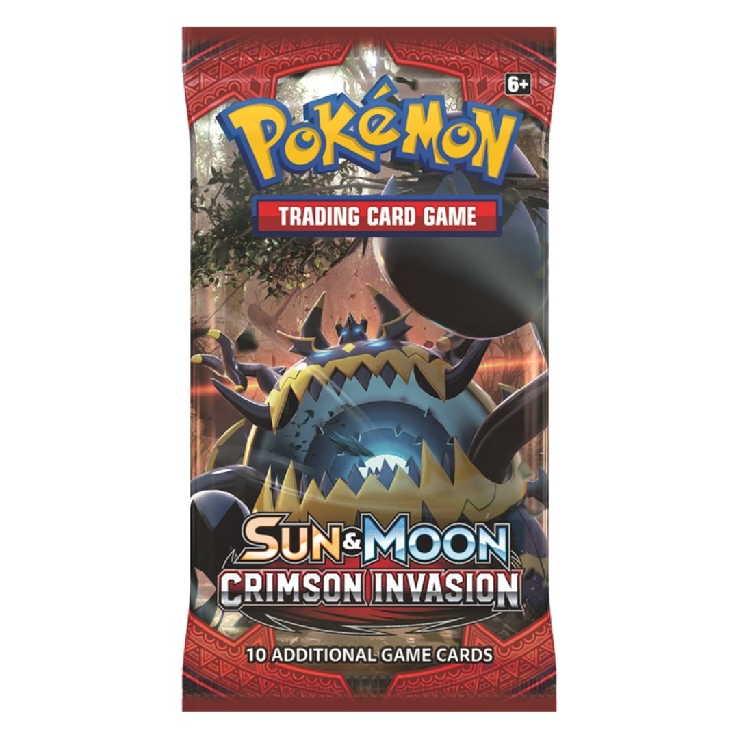 Thẻ bài Pokemon TCG Sun and Moon Crimson Invasion Booster Pack Build Deck phiên bản tiếng Anh CHÍNH HÃNG MỸ POKTCGUSBP39