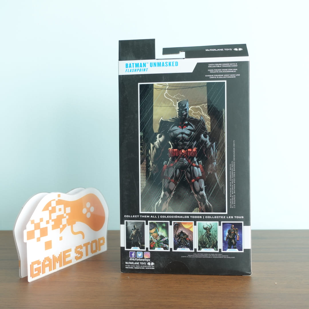 [McFarlane] Mô hình nhân vật Thomas Wayne Flashpoint Batman Unmasked dòng DC Multiverse 18cm DCMF33