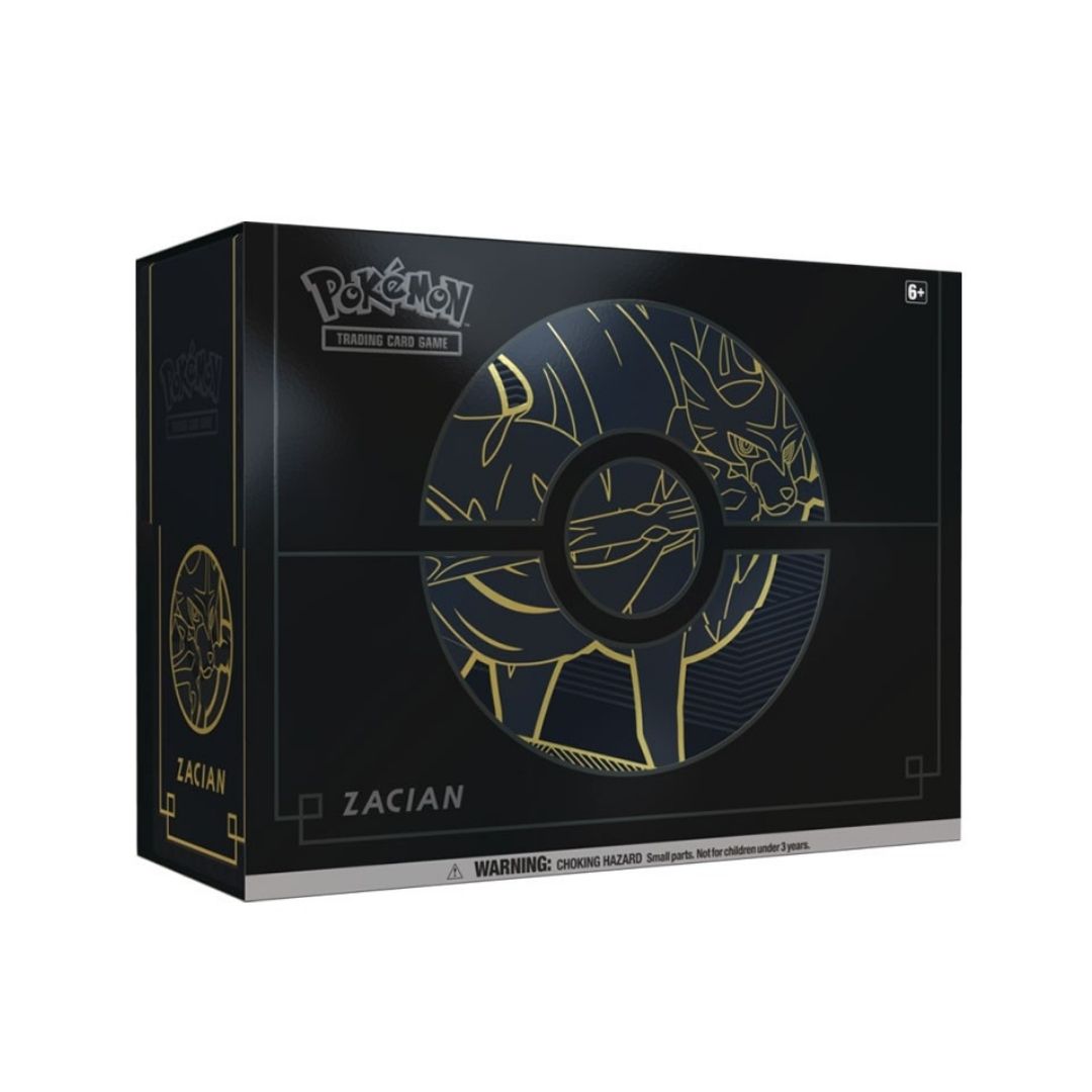 Thẻ bài Pokemon Elite Trainer Box Plus Zacian Pokemon TCG Sword and Shield phiên bản tiếng Anh POKTCGUSETB08