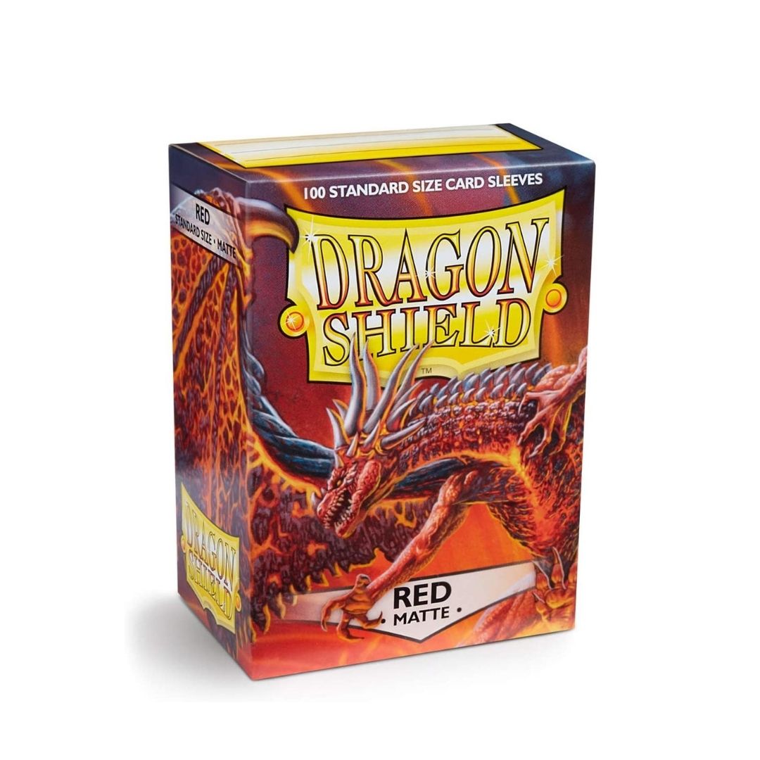 Bọc thẻ bài cao cấp Dragon Shield Matte Red (100) Protective Sleeves PHUKTCG66
