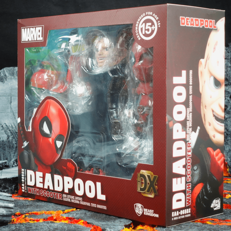 Beast Kingdom] Mô hình Egg Attack Deadpool With Scooter Action